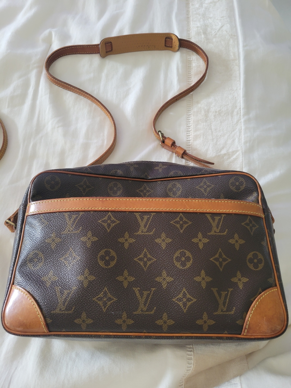 Louis Vuitton Brown Monogram Crossbody Bag